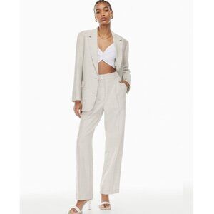 Aritzia Wilfred white straight leg casual  pants size 10